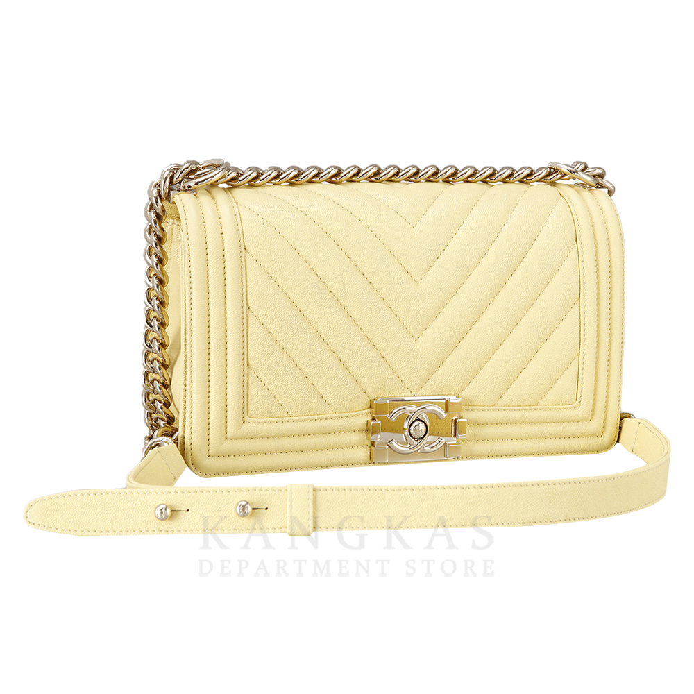CHANEL(USED)샤넬 보이샤넬 쉐브론 미듐