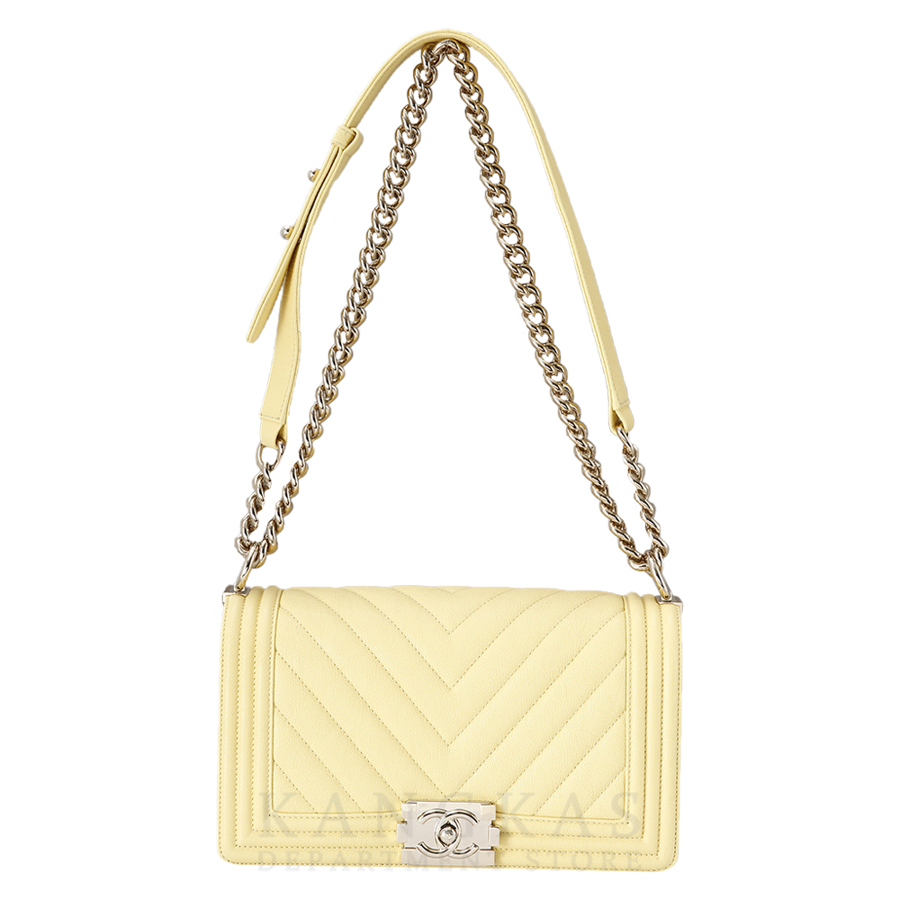 CHANEL(USED)샤넬 보이샤넬 쉐브론 미듐