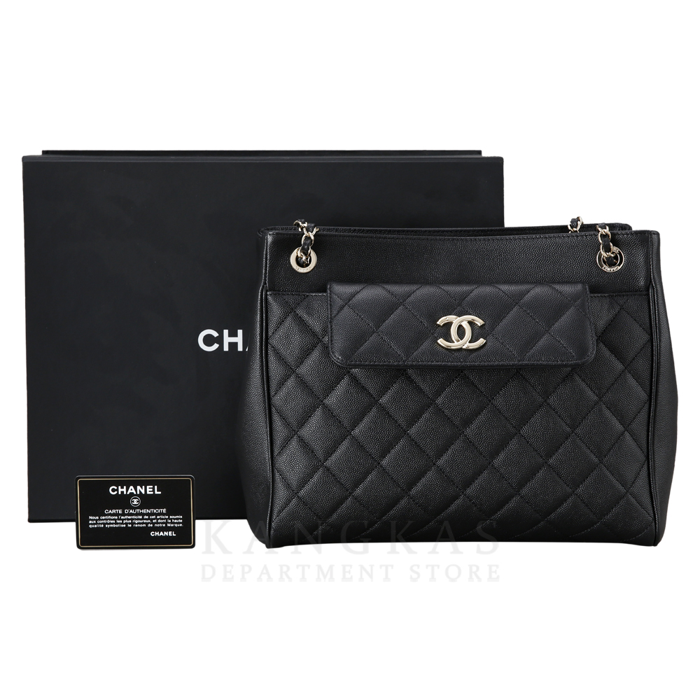 CHANEL(USED)샤넬 시즌 캐비어 체인 숄더백