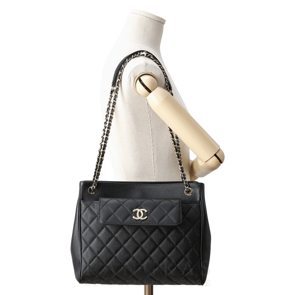 CHANEL(USED)샤넬 시즌 캐비어 체인 숄더백