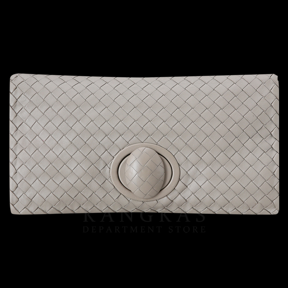 BOTTEGA VENETA(USED보테가베네타 인트레치아토 버클 플랩 파우치
