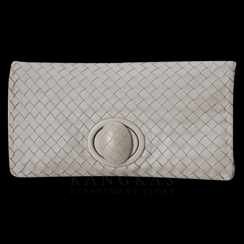 BOTTEGA VENETA(USED보테가베네타 인트레치아토 버클 플랩 파우치
