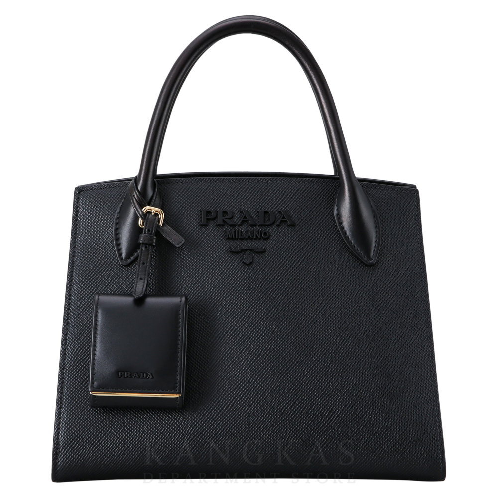 PRADA(USED)프라다 1BA156 모노크롬 사피아노 토트백