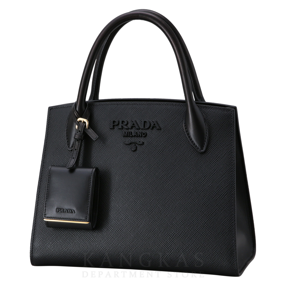 PRADA(USED)프라다 1BA156 모노크롬 사피아노 토트백