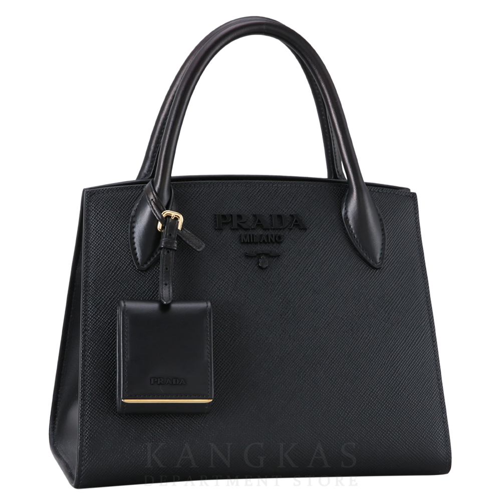 PRADA(USED)프라다 1BA156 모노크롬 사피아노 토트백
