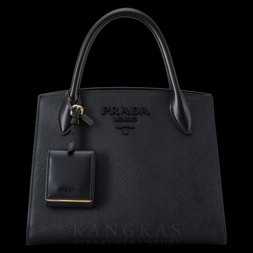 PRADA(USED)프라다 1BA156 모노크롬 사피아노 토트백