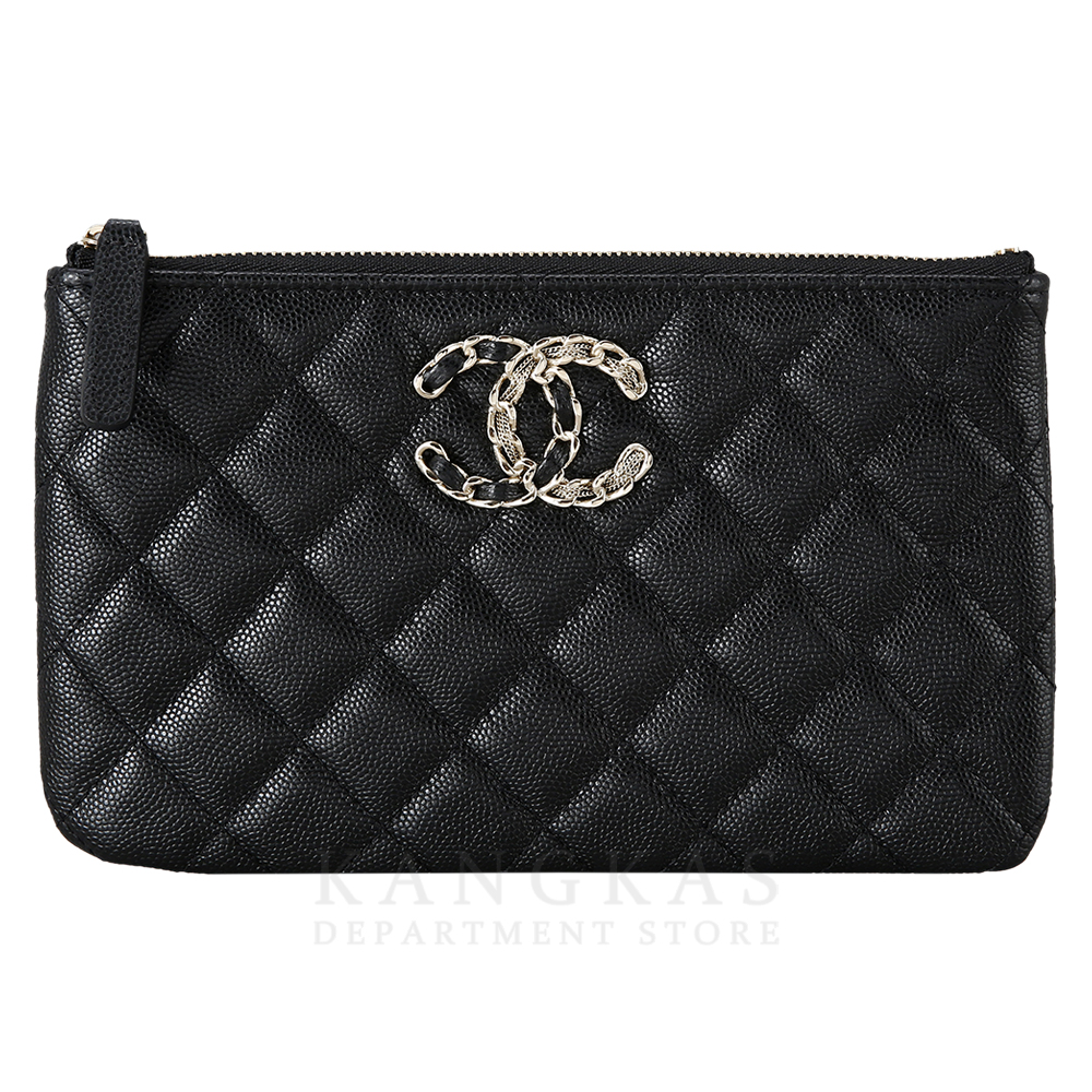 CHANEL(USED)샤넬 캐비어 19 파우치