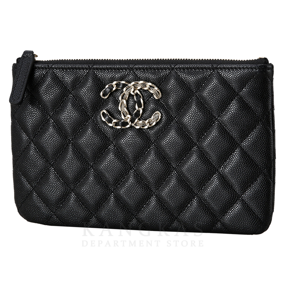 CHANEL(USED)샤넬 캐비어 19 파우치