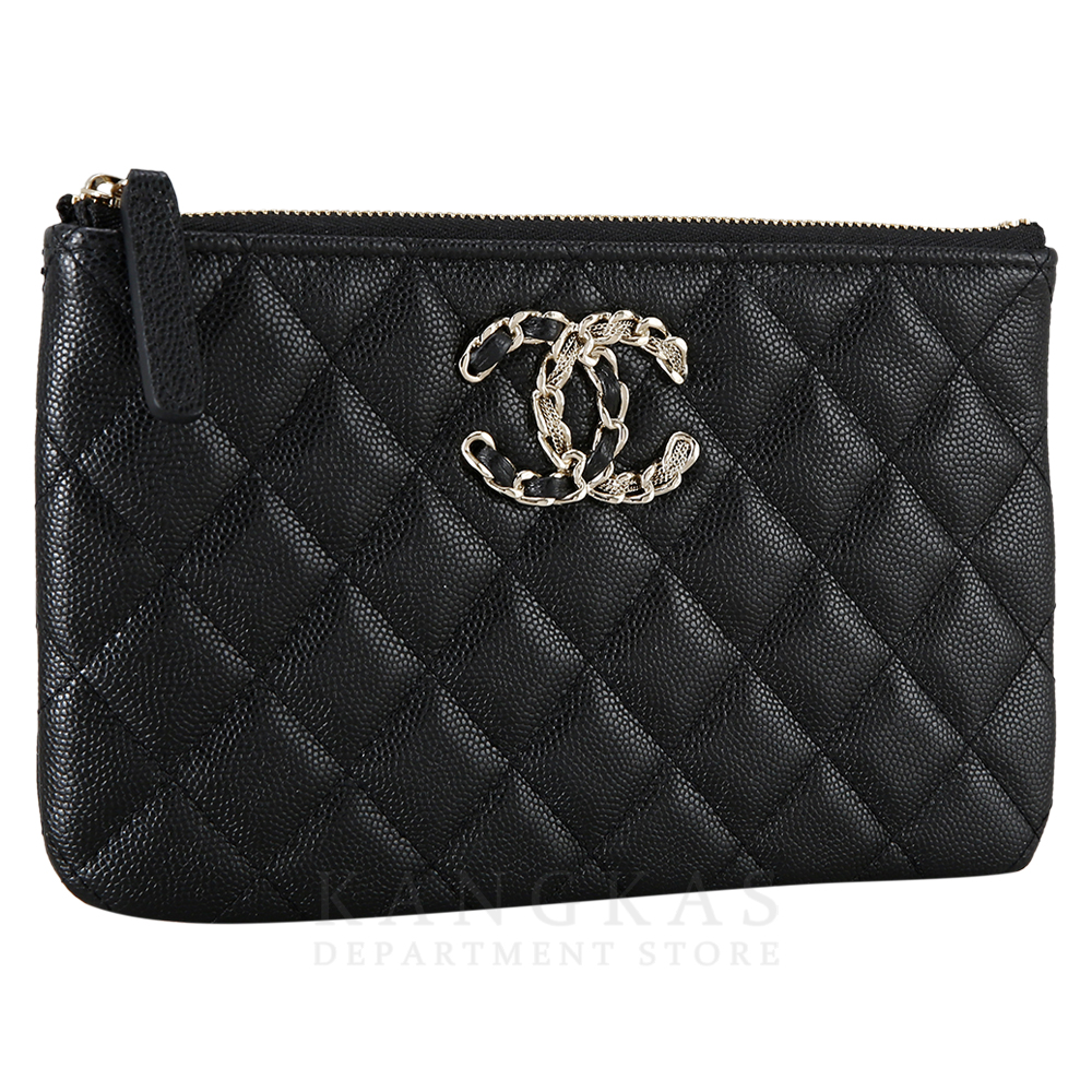 CHANEL(USED)샤넬 캐비어 19 파우치
