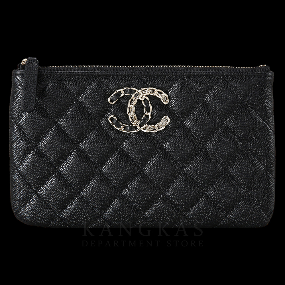 CHANEL(USED)샤넬 캐비어 19 파우치