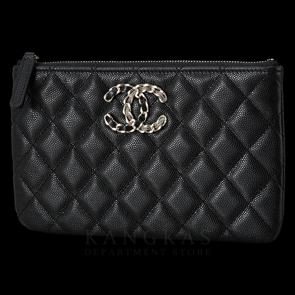 CHANEL(USED)샤넬 캐비어 19 파우치