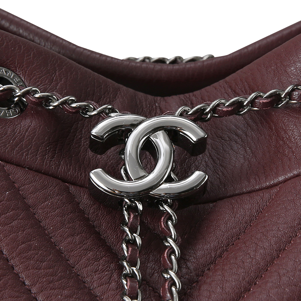 CHANEL(USED)샤넬 시즌 쉐브론 버킷백