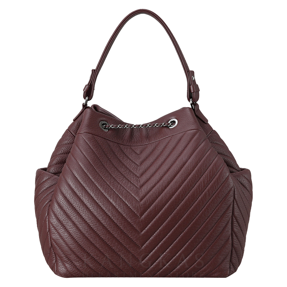 CHANEL(USED)샤넬 시즌 쉐브론 버킷백