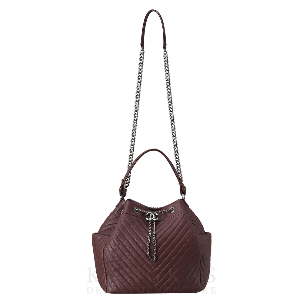 CHANEL(USED)샤넬 시즌 쉐브론 버킷백