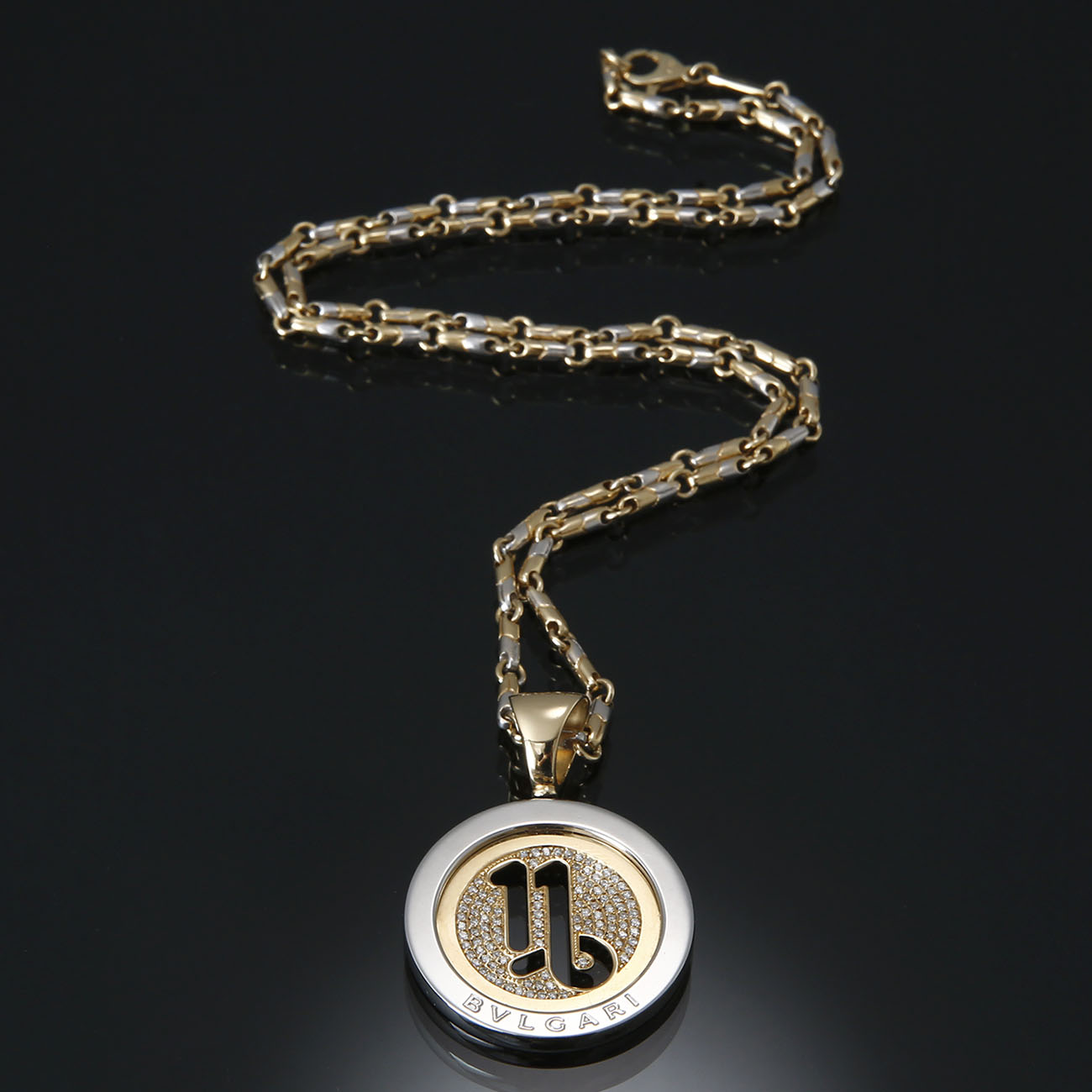 BVLGARI(USED)불가리 다이아 펜던트 네크리스