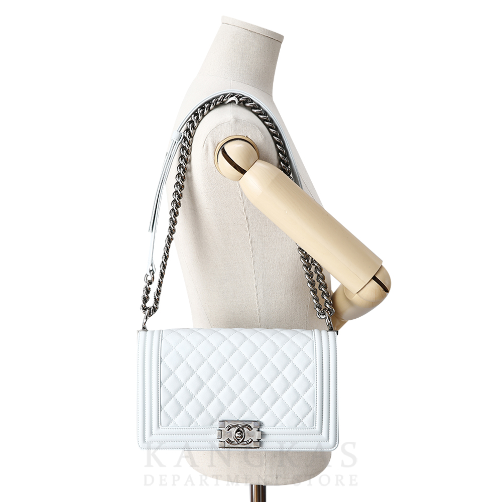CHANEL(USED)샤넬 보이샤넬 램스킨 미듐