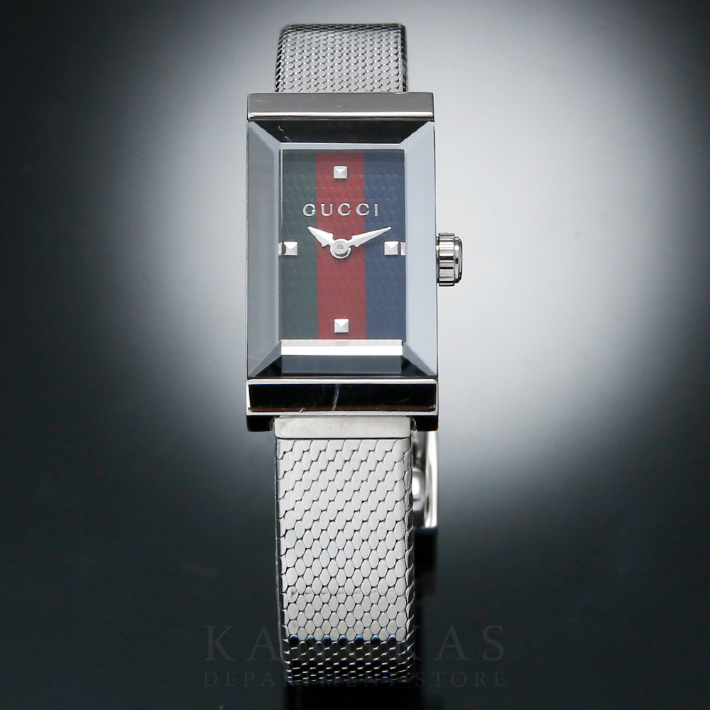 GUCCI(USED)구찌 147.5 스퀘어 스틸 워치