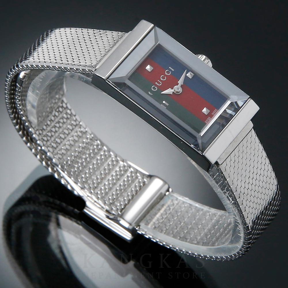 GUCCI(USED)구찌 147.5 스퀘어 스틸 워치