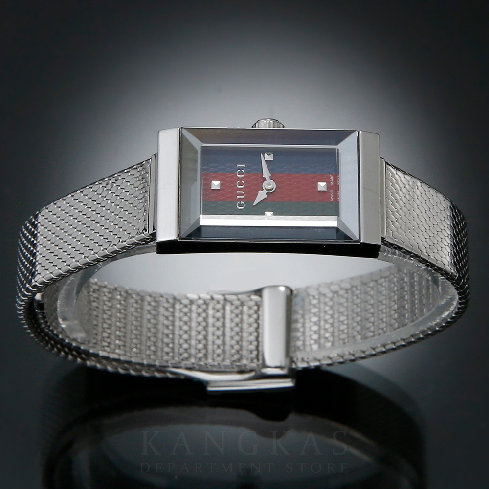 GUCCI(USED)구찌 147.5 스퀘어 스틸 워치