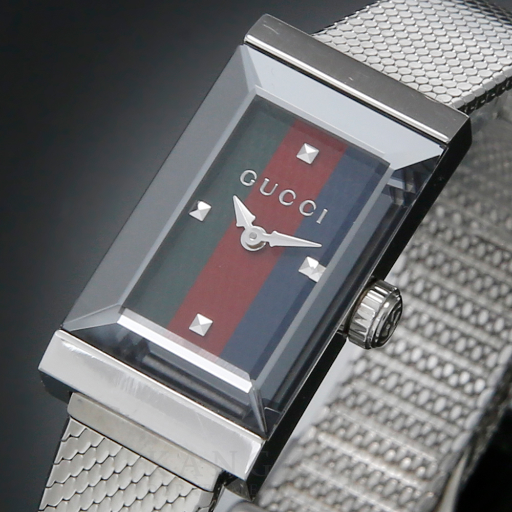 GUCCI(USED)구찌 147.5 스퀘어 스틸 워치