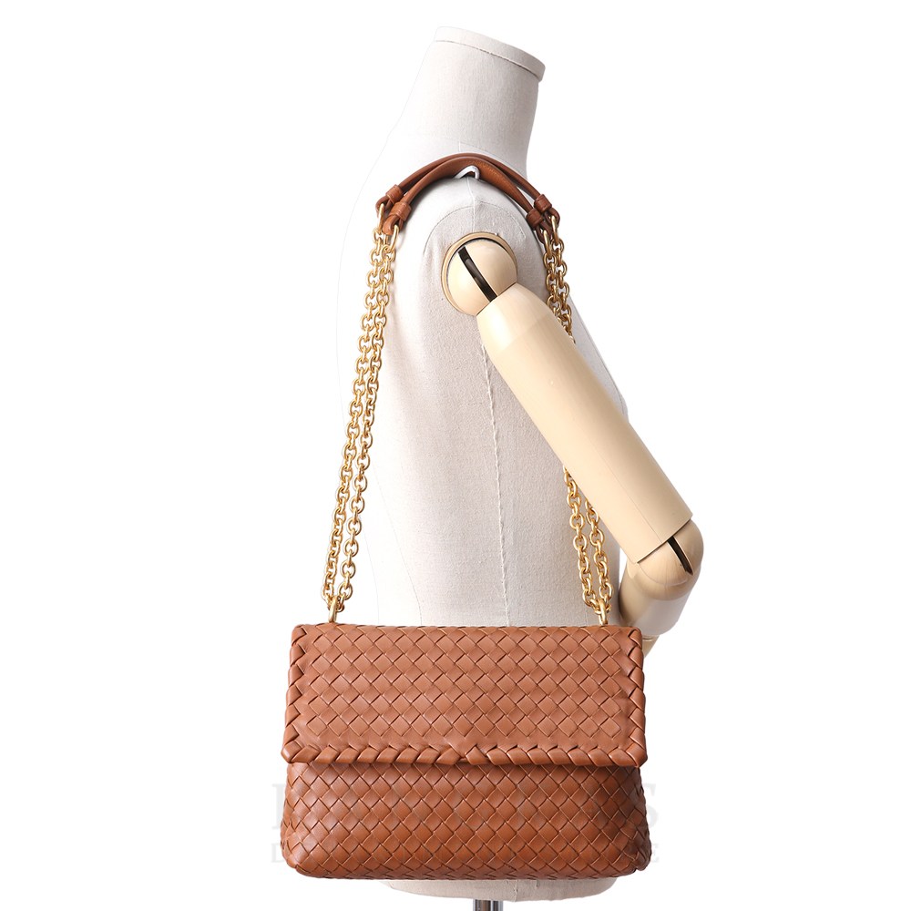 BOTTEGA VENETA(USED)보테가베네타 올림피아 체인 숄더백