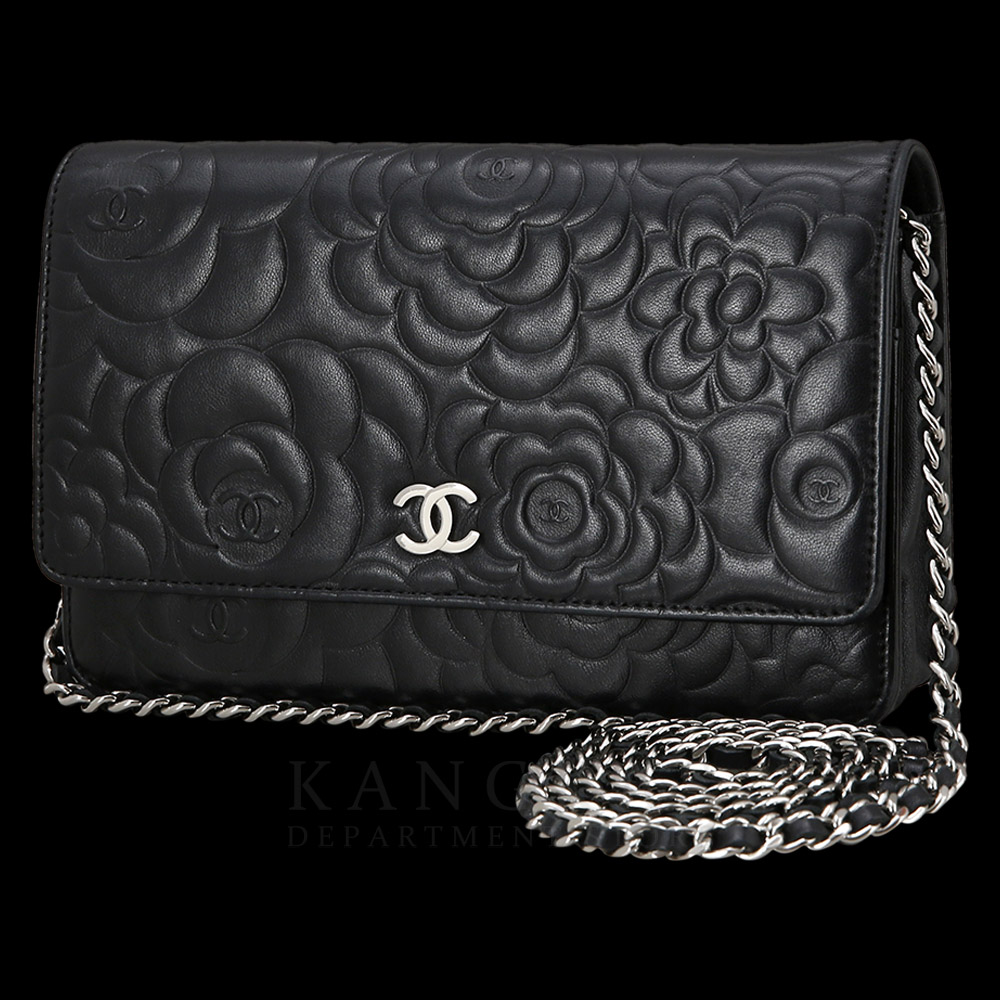 CHANEL(USED)샤넬 클래식 시즌 까멜리아 WOC