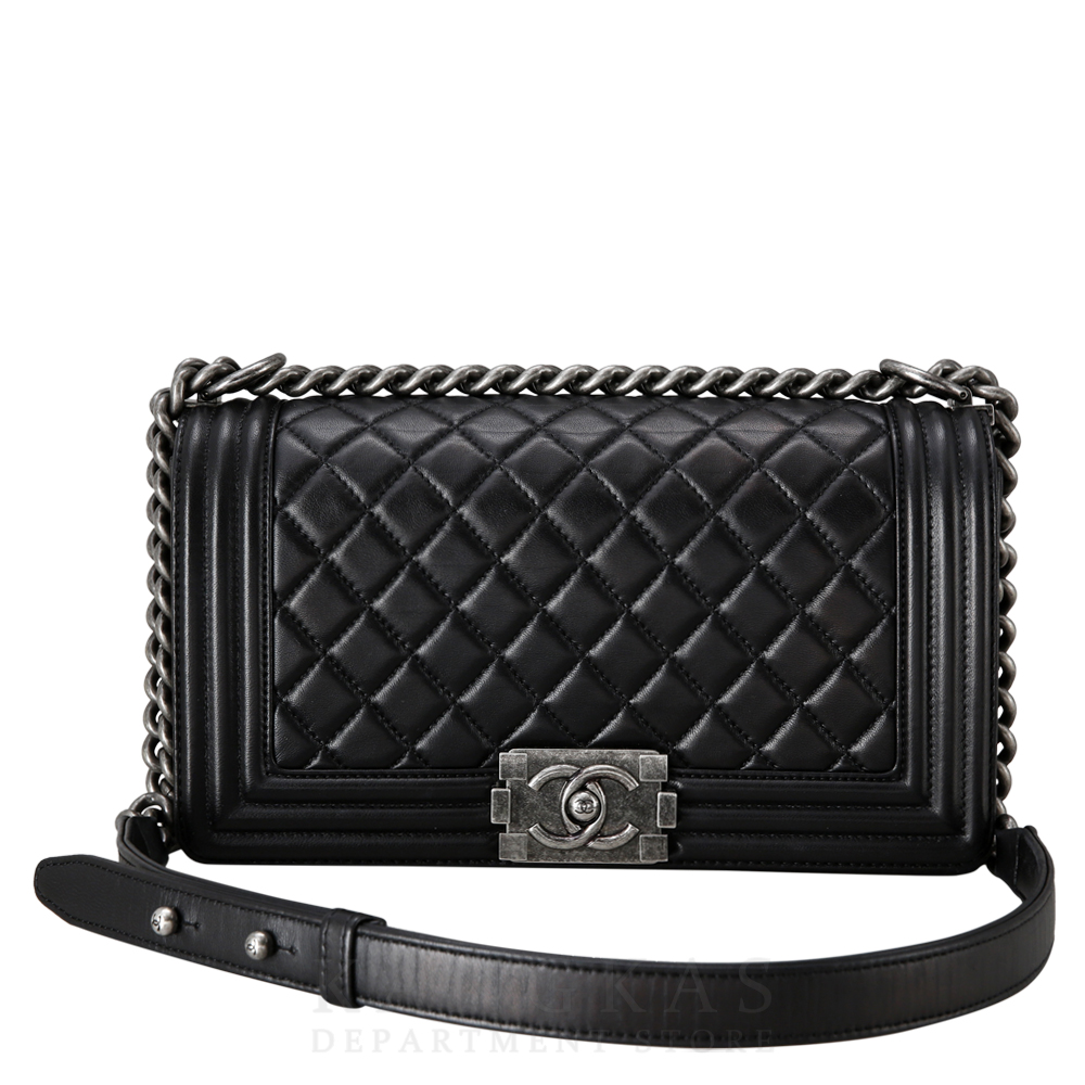 CHANEL(USED)샤넬 보이샤넬 램스킨 미듐