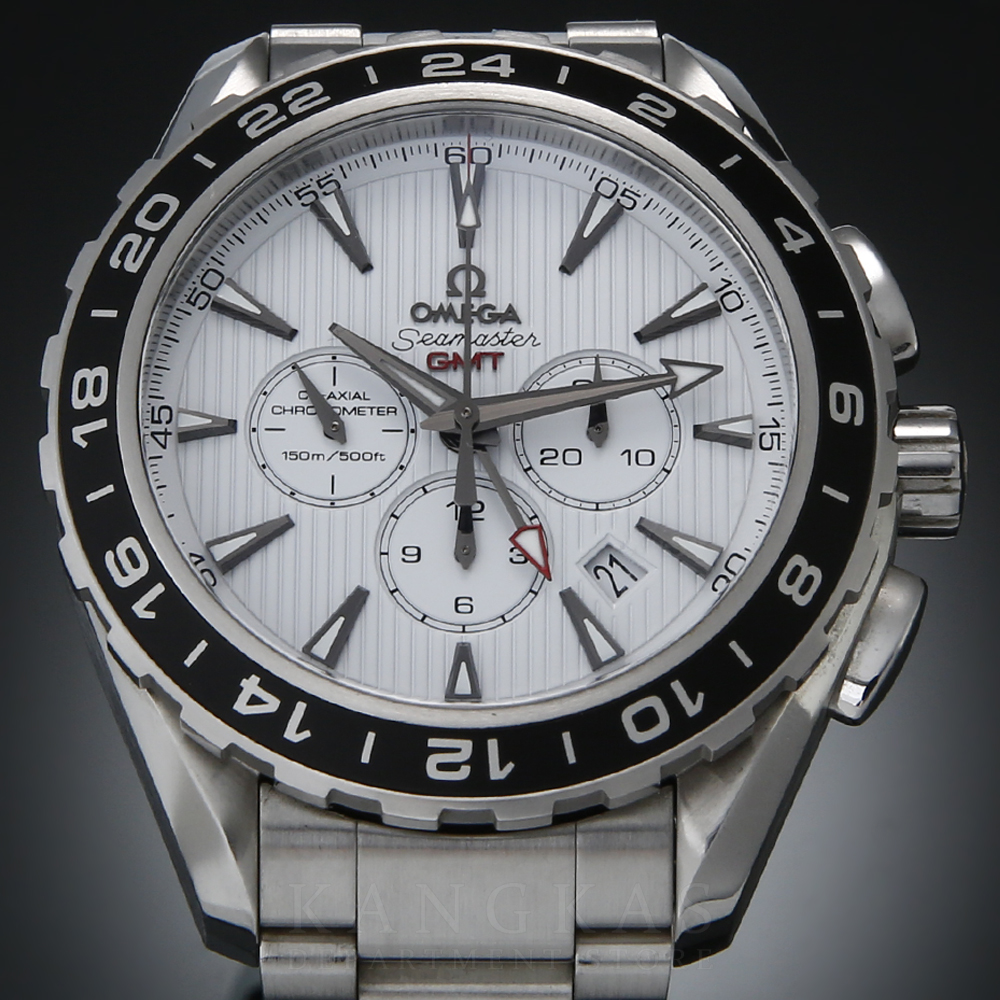 OMEGA(USED)오메가 씨마스터 아쿠아테라 GMT 크로노
