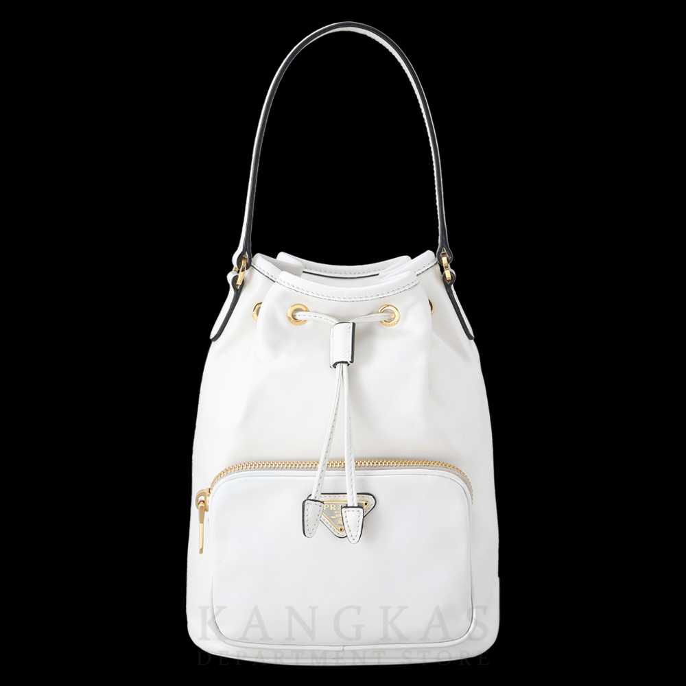 PRADA(USED)프라다 1BH038 레더 버킷백