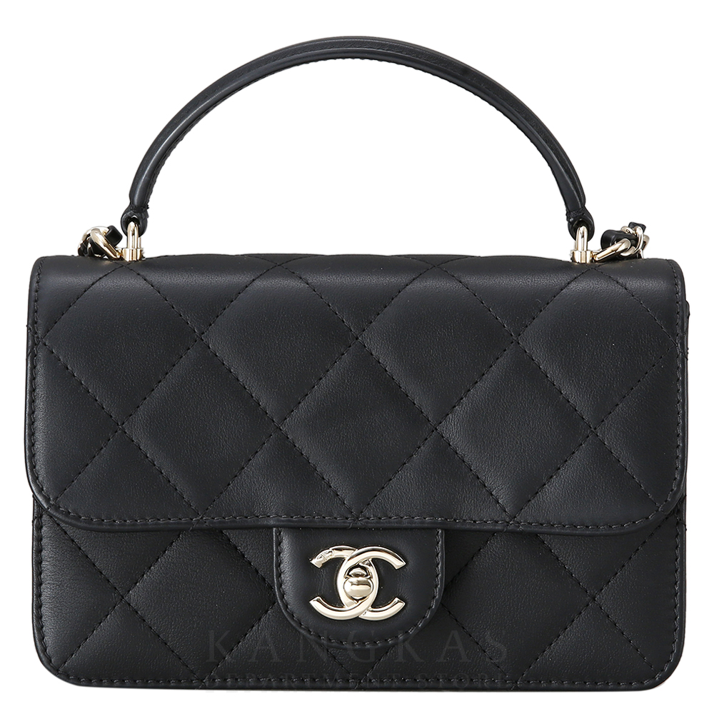 CHANEL(USED)샤넬 램스킨 체인 플랩백
