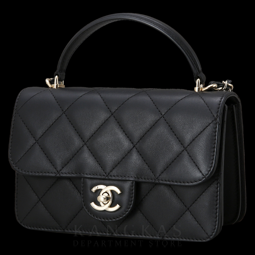 CHANEL(USED)샤넬 램스킨 체인 플랩백