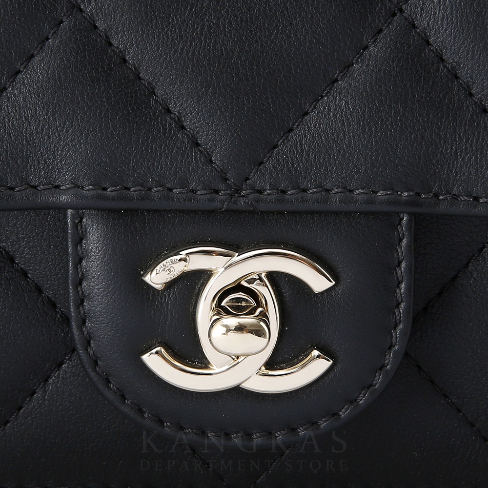 CHANEL(USED)샤넬 램스킨 체인 플랩백