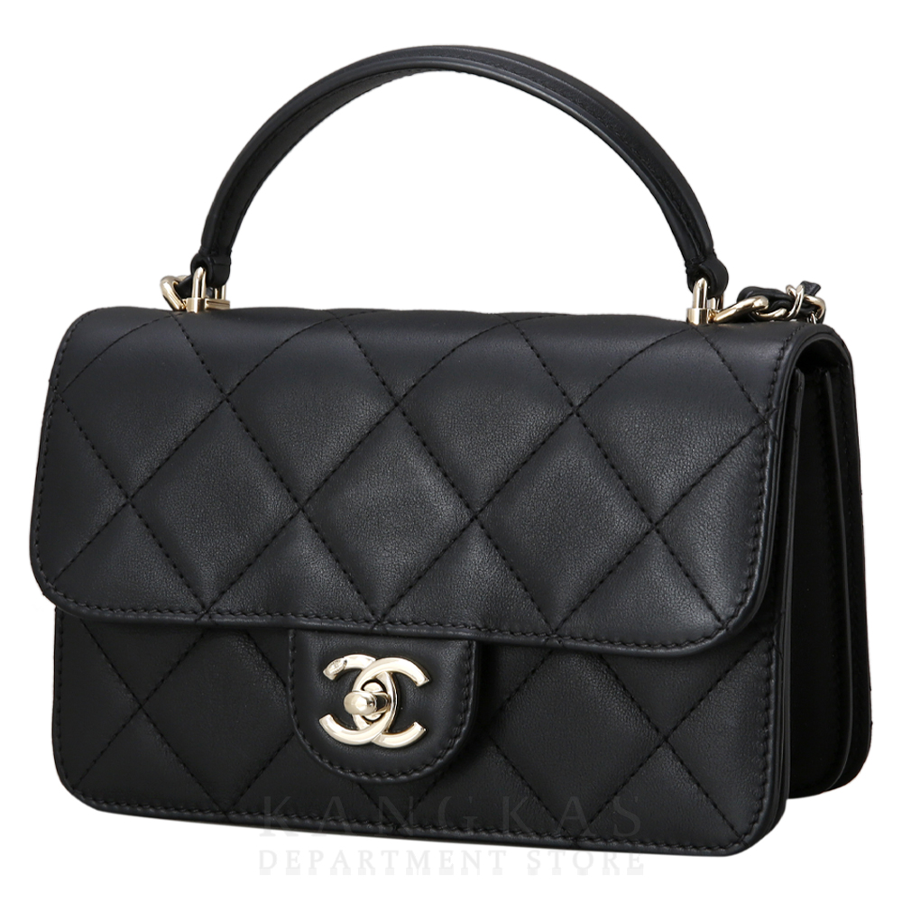 CHANEL(USED)샤넬 램스킨 체인 플랩백
