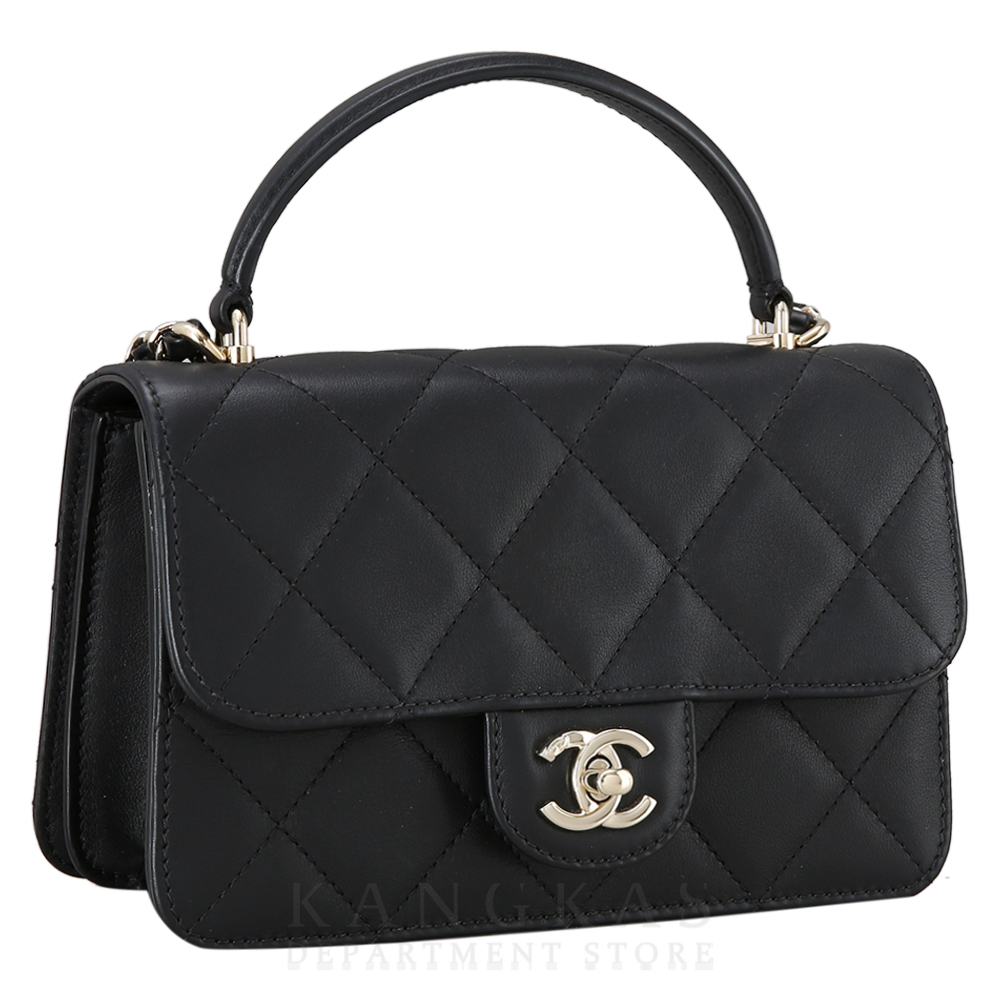 CHANEL(USED)샤넬 램스킨 체인 플랩백