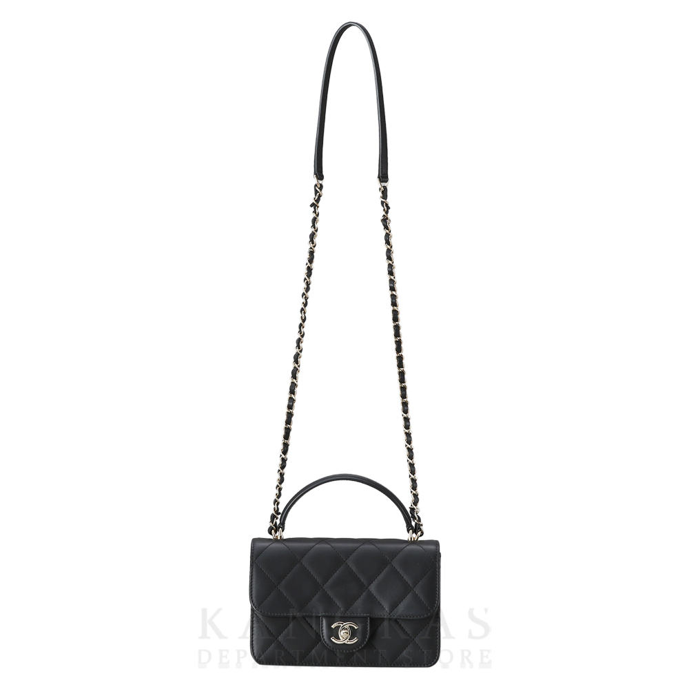 CHANEL(USED)샤넬 램스킨 체인 플랩백