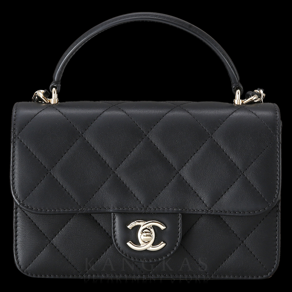CHANEL(USED)샤넬 램스킨 체인 플랩백