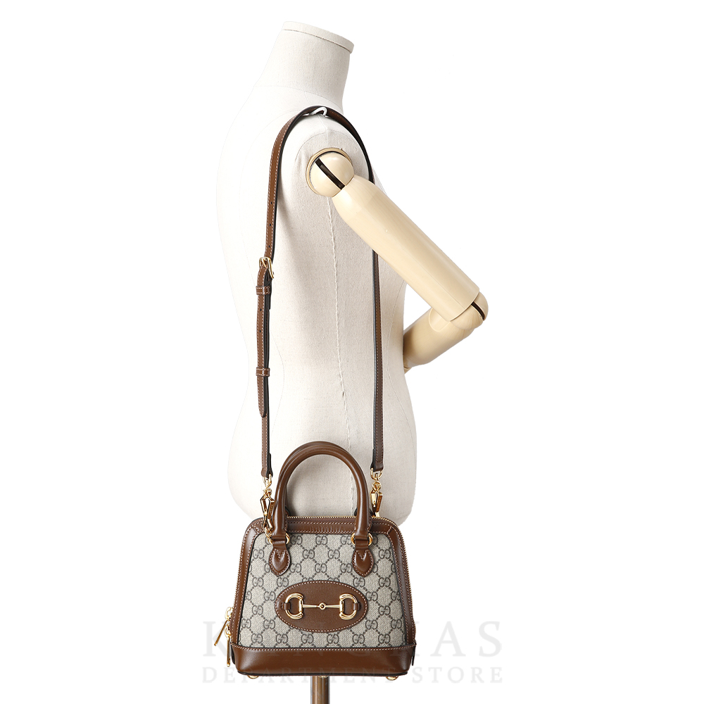 GUCCI(USED)구찌 640716 1955 홀스빗 탑 핸들백