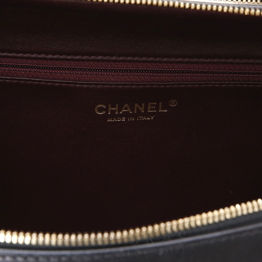 CHANEL(USED)샤넬 시즌 트렌디 다큐먼트 탑 핸들백