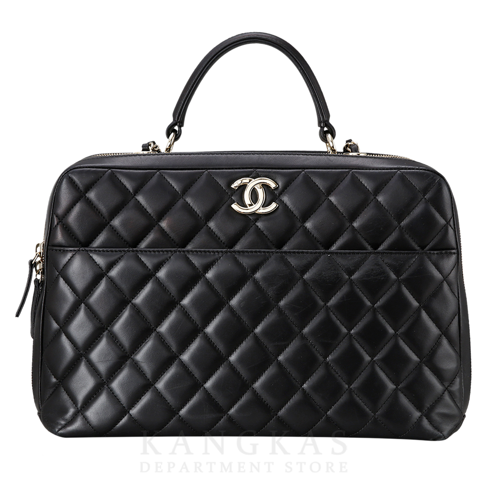 CHANEL(USED)샤넬 시즌 트렌디 다큐먼트 탑 핸들백
