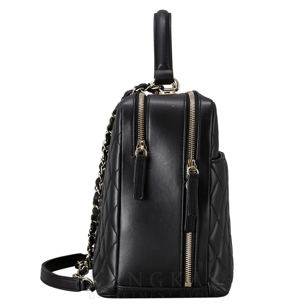 CHANEL(USED)샤넬 시즌 트렌디 다큐먼트 탑 핸들백