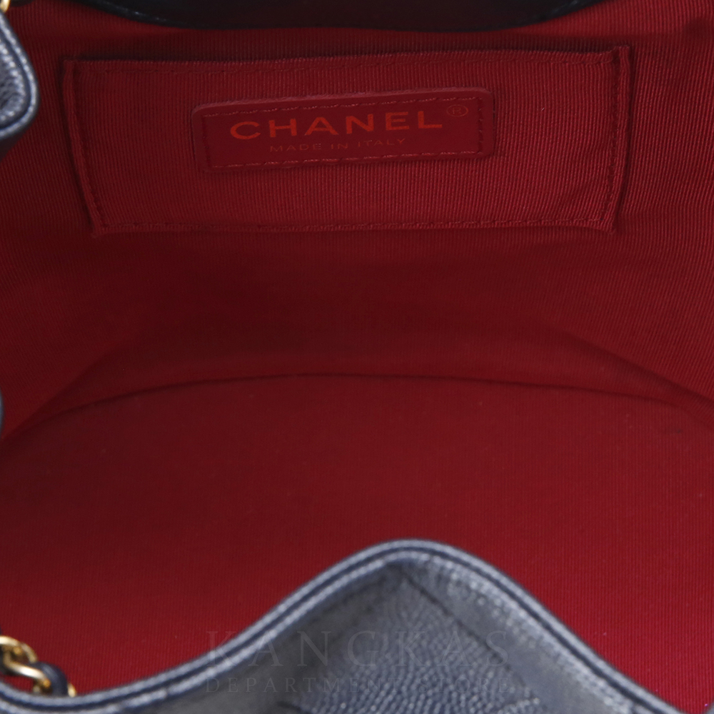 CHANEL(USED)샤넬 시즌 드로스트링 버킷백