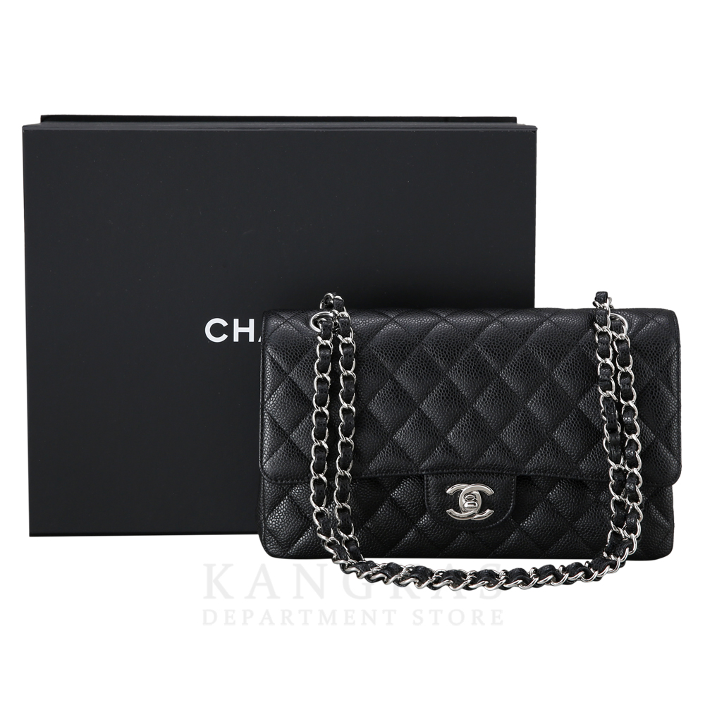 CHANEL(USED)샤넬 클래식 캐비어 미듐