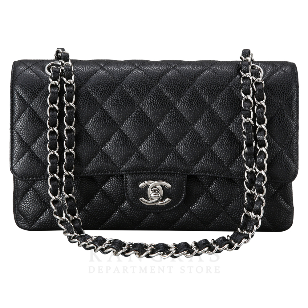 CHANEL(USED)샤넬 클래식 캐비어 미듐