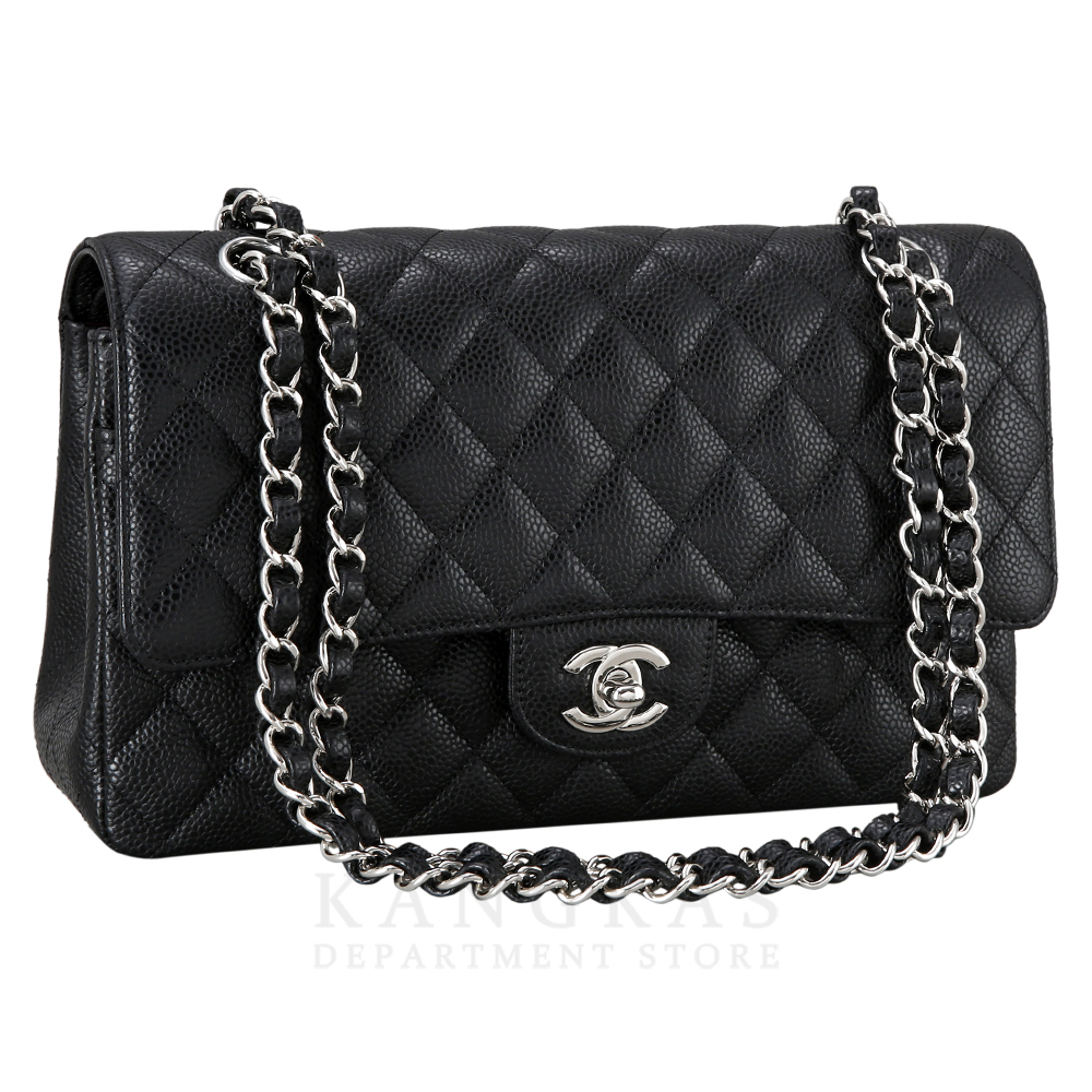 CHANEL(USED)샤넬 클래식 캐비어 미듐