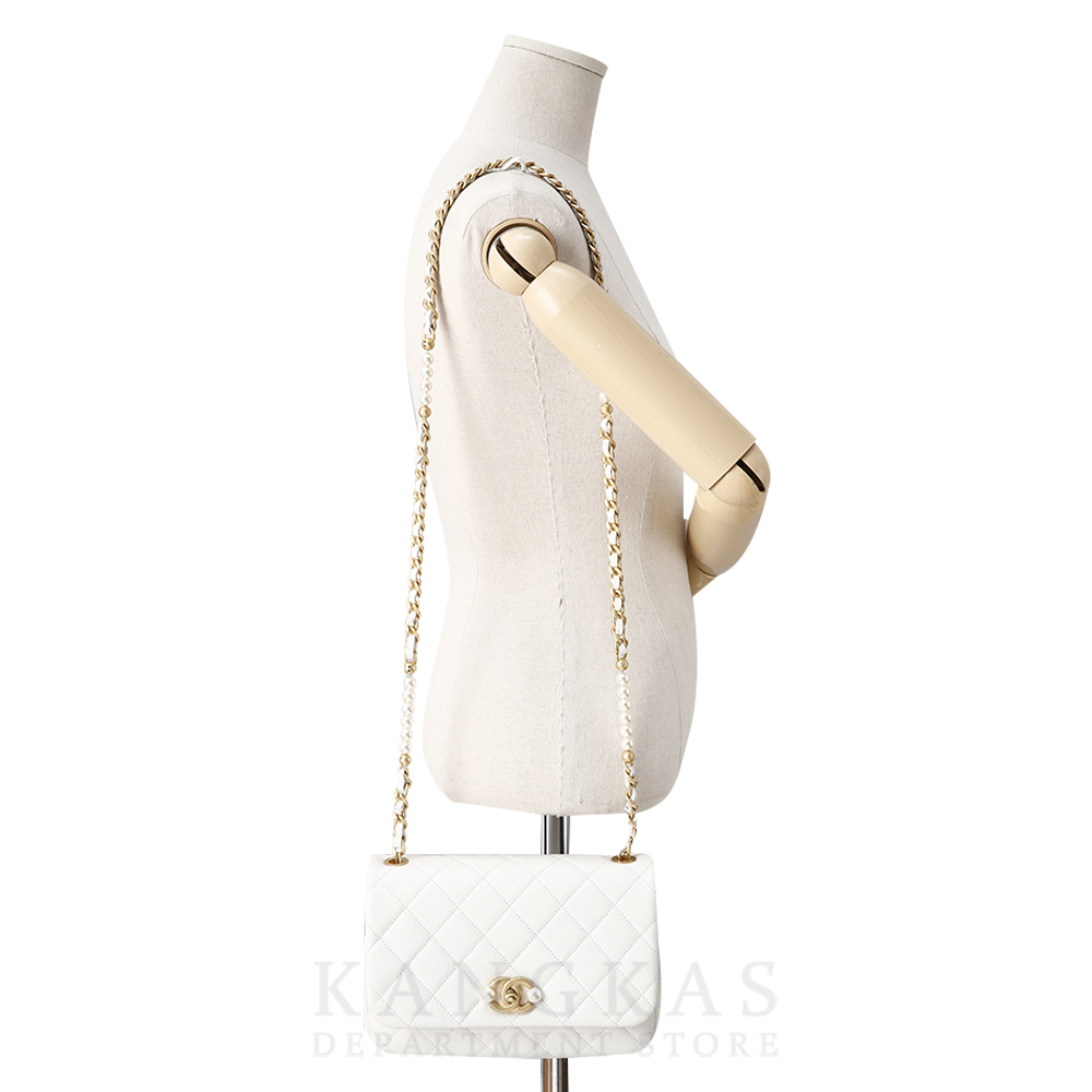 CHANEL(USED)샤넬 진주 체인 플랩백