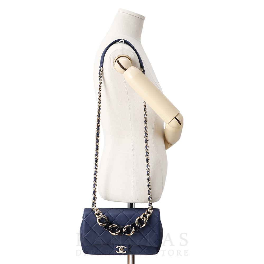 CHANEL(USED)샤넬 시즌 탑핸들 플랩백