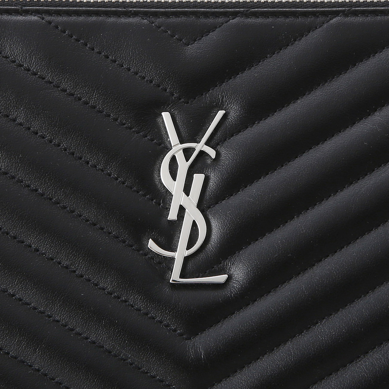 Yves Saint Laurent(USED)생로랑 440222 모노그램 쉐브론 클러치