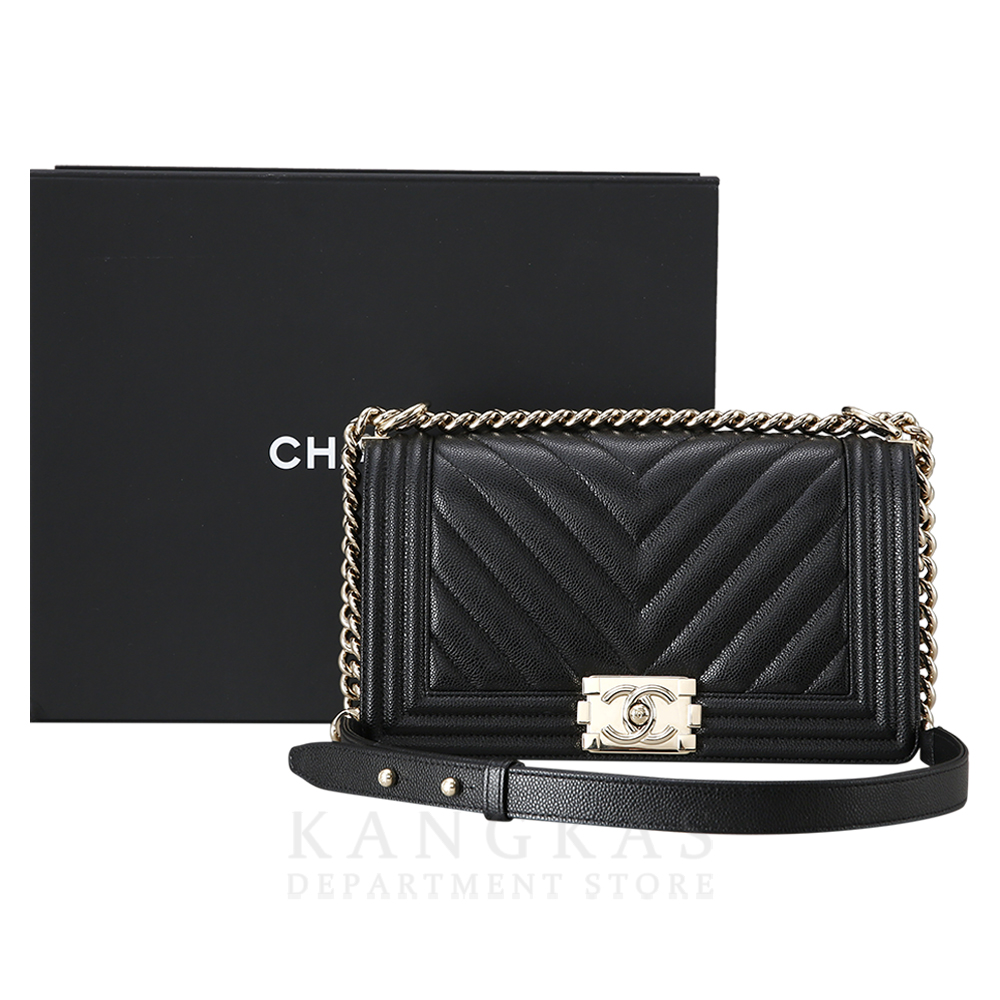CHANEL(USED)샤넬 보이샤넬 쉐브론 미듐