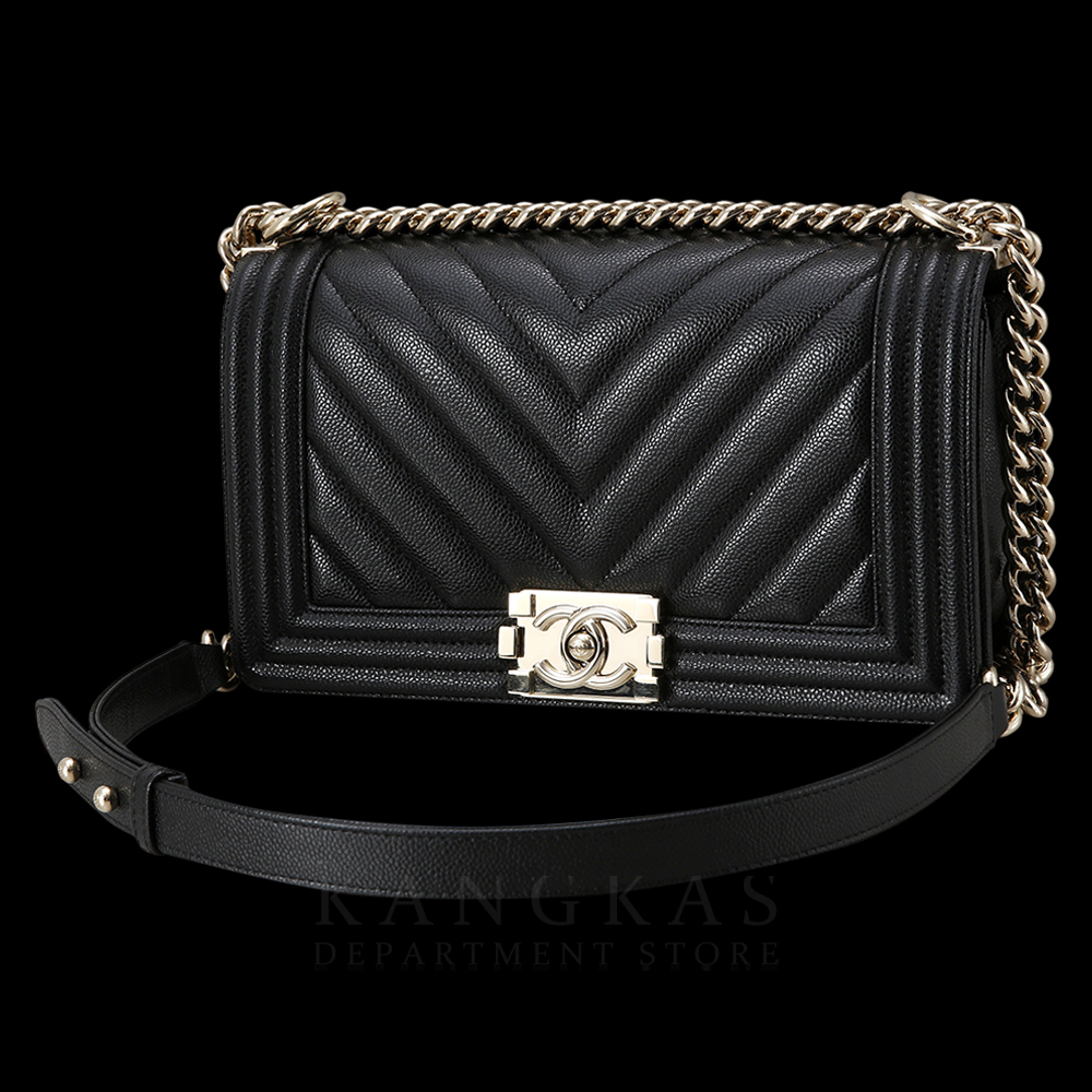 CHANEL(USED)샤넬 보이샤넬 쉐브론 미듐