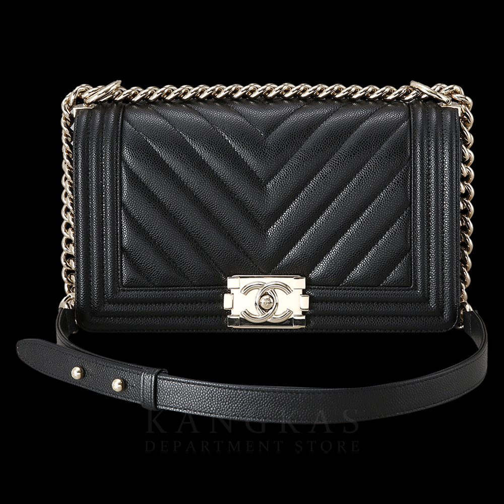 CHANEL(USED)샤넬 보이샤넬 쉐브론 미듐